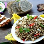 Hến xào bánh tráng