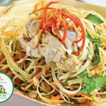 Gỏi hoa chuối tép đồng