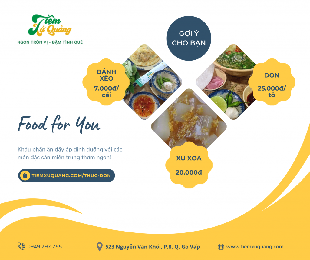 Don Quảng Ngãi, Bánh Bèo, Xu Xoa - Giá trị dinh dưỡng ấn tượng!