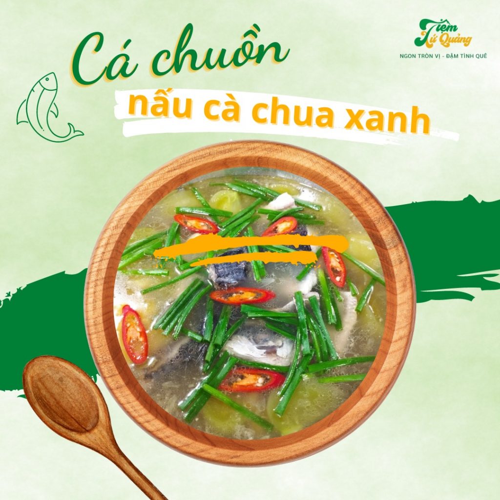 ca chuon nau ca chua xanh